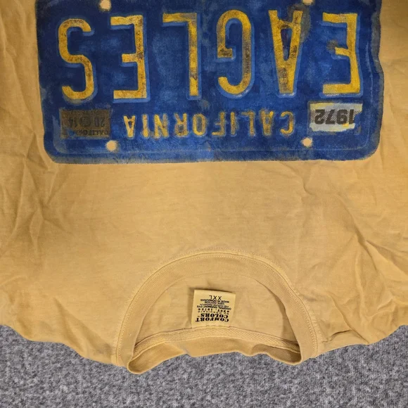 Comfort Colors California Eagles Yellow Tee - Picture 6 of 9